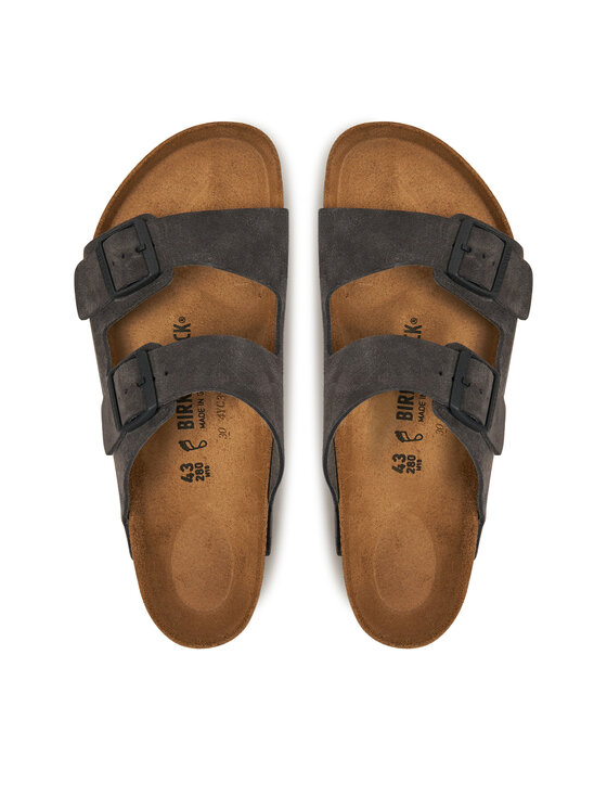 Birkenstock Birkenstock Ciabatte Arizona zamsz 1028603 Grigio