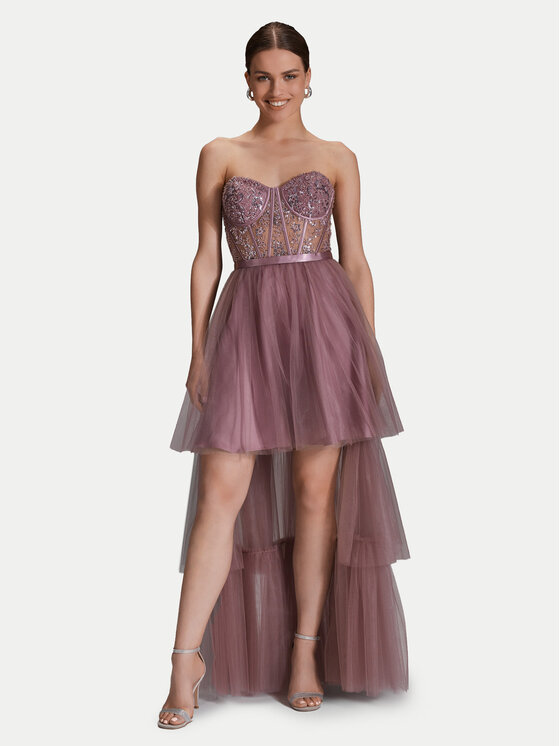 Hey Kyla Hey Kyla Rochie de seară 5AI073HK Roz Regular Fit