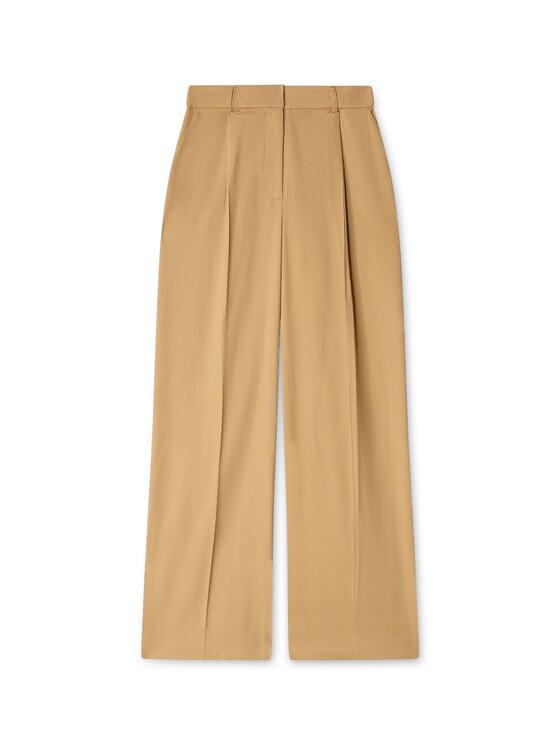 Motivi Motivi Pantaloni di tessuto P192Q004202N002 Crema Over Fit