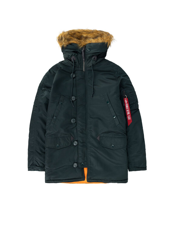 Alpha Industries Alpha Industries Kurtka zimowa N-3B VF 59 Winter Jacket Zielony Regular Fit