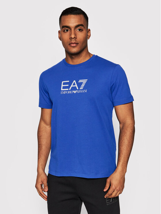 EA7 Emporio Armani T-shirt 3LPT39 PJ02Z 1597 Blu Regular Fit • Modivo.it