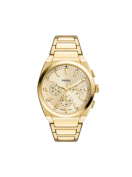 Fossil Zegarek Everett Chronograph FS6119 Złoty
