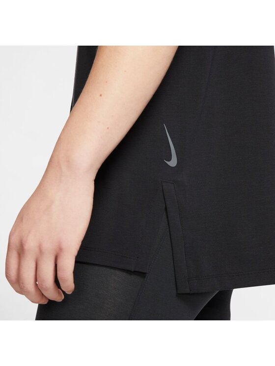 Nike Nike T-shirt Dri-FIT Yoga Nero Regular Fit