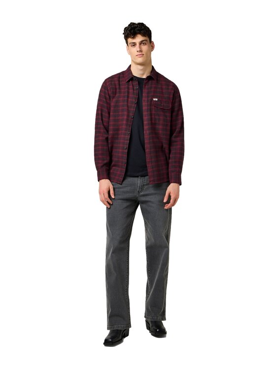 Wrangler Wrangler Jeansy 112371017 Szary Loose Fit