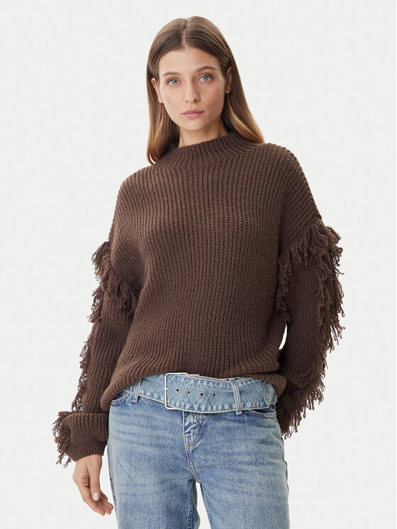 ONLY ONLY Sveter Molly 15363467 Hnedá Regular Fit