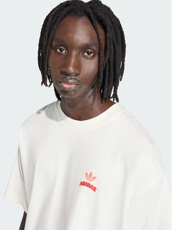 adidas adidas T-Shirt 162031 Biały Oversize