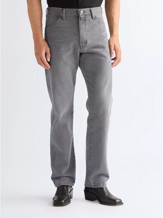 Wrangler Wrangler Jeansy 13MWZ Szary Straight Fit