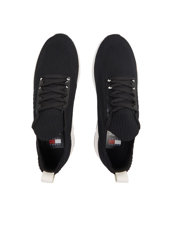 Tommy Jeans Tommy Jeans Αθλητικά Tjm Elevated Runner Knitted EM0EM01382 Μαύρο