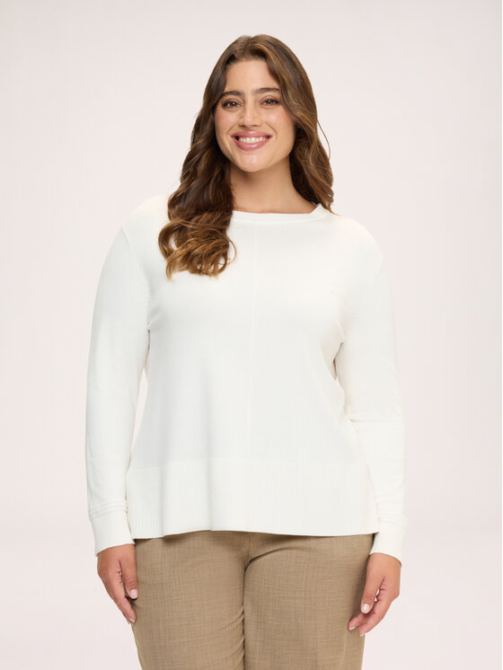 Fiorella Rubino Fiorella Rubino Maglione M275L008557N011 Bianco Regular Fit