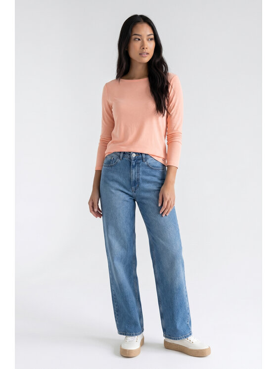 FIGL FIGL Blúzka M1371 Ružová Regular Fit
