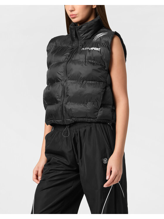 Plein Sport Plein Sport Bezrękawnik 22961 Czarny Regular Fit