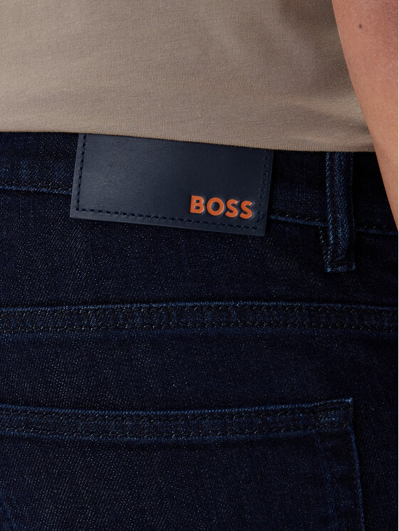 BOSS BOSS Džinsai Delaware 50471017 Tamsiai mėlyna Slim Fit
