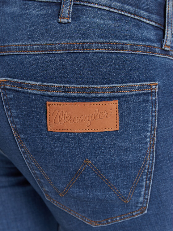 Wrangler Wrangler Jeansy Larston 812 W18SCS23I 112320848 Granatowy Slim Tapered Fit