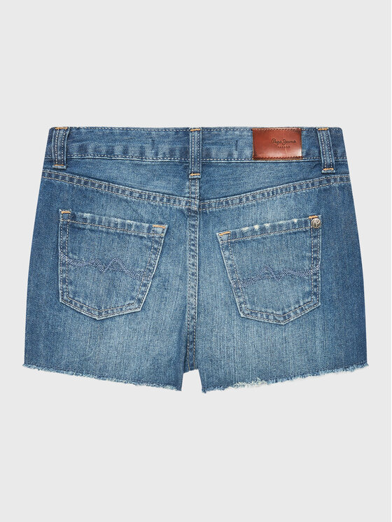 Pepe Jeans Pepe Jeans Džínsové šortky Patty Short PG800783MR1 Modrá Regular Fit