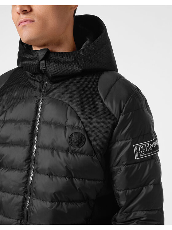 Plein Sport Plein Sport Kurtka puchowa 14179 Czarny Regular Fit