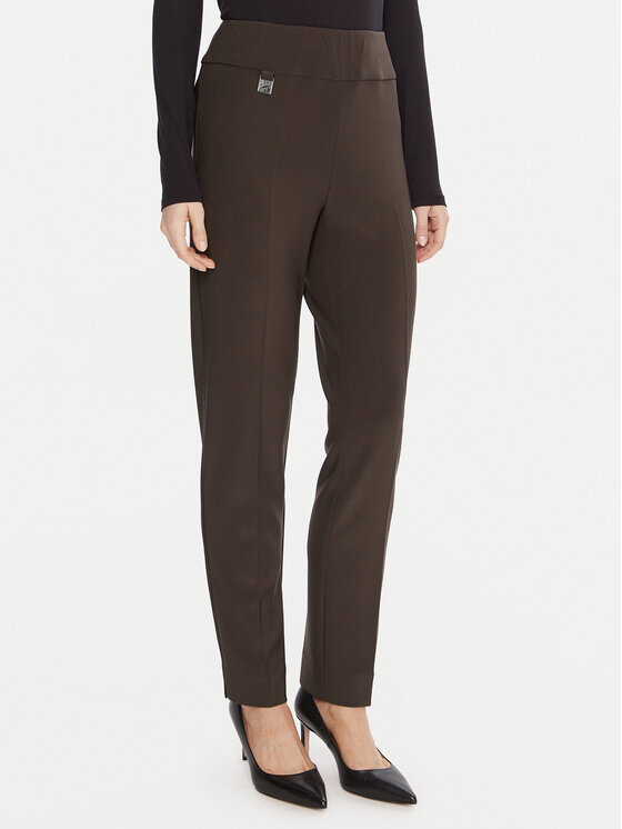 Joseph Ribkoff Joseph Ribkoff Штани з тканини 144092F25 Коричневий Slim Fit