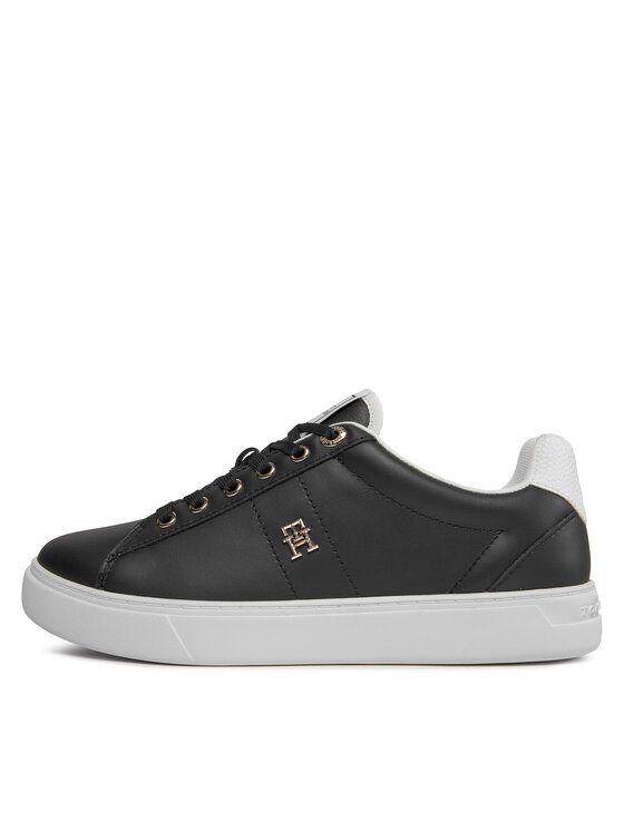 Tommy Hilfiger Tommy Hilfiger Sneakersy Essential Elevated Court Sneaker FW0FW07685 Czarny