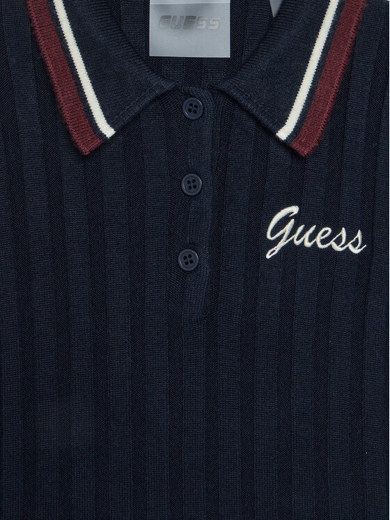 Guess Guess Tricou polo J5BP01 Z1152 Bleumarin Regular Fit
