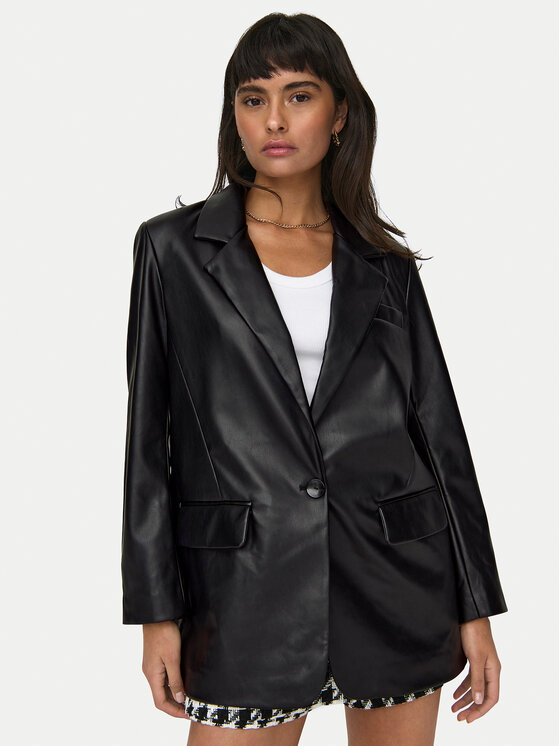 ONLY ONLY Піджак Lana 15266893 Чорний Oversize