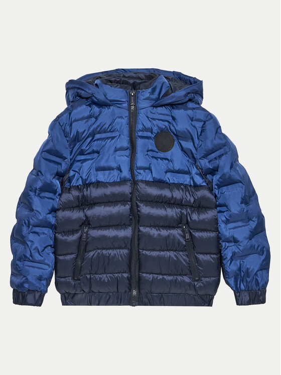 Guess Vatovaná bunda L4BL11 WCFM0 Modrá Regular Fit