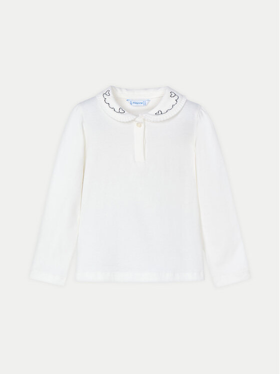 Mayoral Mayoral Blusa 131 Écru Regular Fit