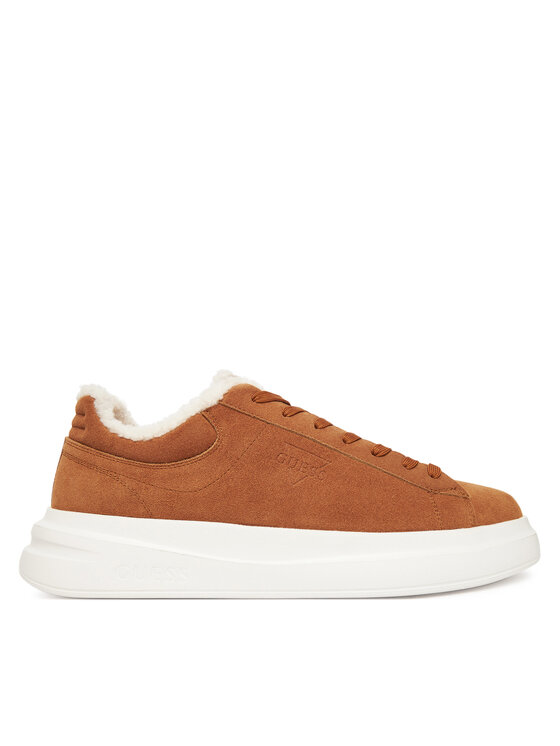 Guess Guess Sneakersy FMFBAN LEP12 Brązowy