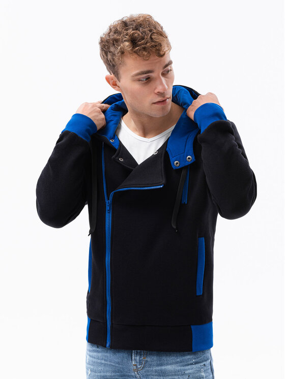 Ombre Ombre Mikina B297 Černá Regular Fit