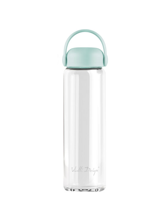 Vialli Design Vialli Design Butelka na wodę SZKLANA BUTELKA NA WODĘ 540ML FUORI MIĘT.30251 Zielony