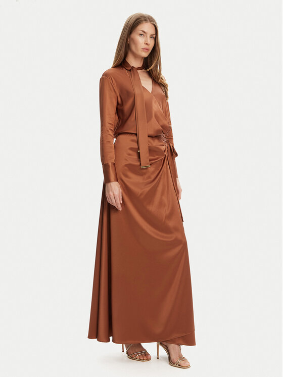 Marciano Guess Marciano Guess Abendkleid 5GGK00 7246A Dunkelrot Regular Fit