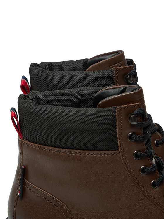 Tommy Jeans Tommy Jeans Planinarske cipele Tjm Lace Up Boot EM0EM01446 Smeđa