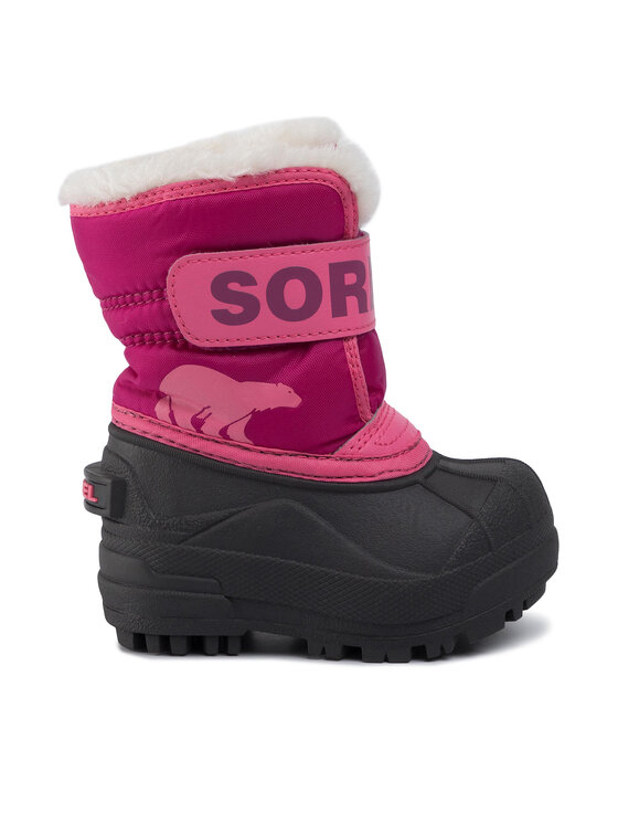 Cizme de zăpadă Sorel Toodler Snow Commander NV1960 Tropic Pink/Deep Blush 652