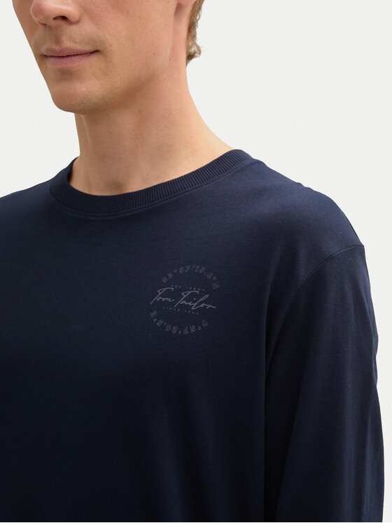 Tom Tailor Tom Tailor Longsleeve 1043992 Dunkelblau Regular Fit