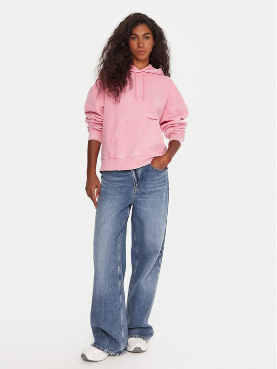 Tommy Jeans Tommy Jeans Mikina DW0DW21609 Růžová Boxy Fit