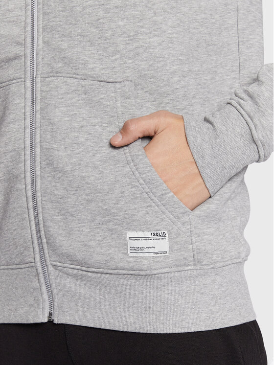 Solid Solid Μπλούζα 21107421 Γκρι Regular Fit
