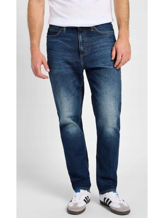 Lee Lee Jeansy Rider Niebieski Slim Fit