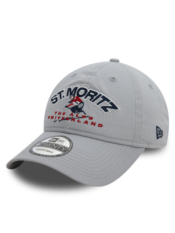 New Era New Era Czapka z daszkiem Washed St. Moritz Ski 9TWENTY 60580868 Szary