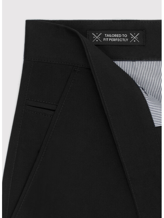 Pako Lorente Pako Lorente Spodnie materiałowe P25SB-WX-001 Czarny Classic Fit