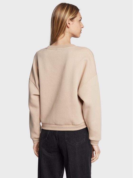 Felpa Roxi W2BQ07 K9Z21 Beige Relaxed Fit