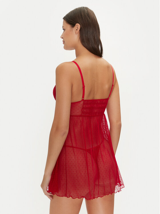 YSABEL MORA YSABEL MORA Camicia da notte 10708 Rosso Regular Fit