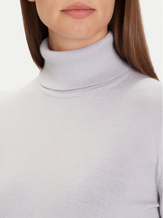 Calvin Klein Calvin Klein Rollkragenpullover LV044D371G Violett Regular Fit