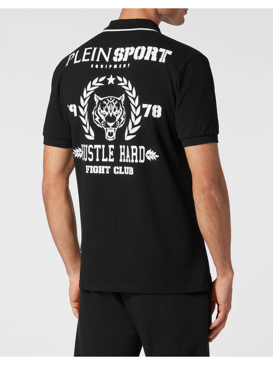 Plein Sport Plein Sport Polo 13031 Czarny Slim Fit