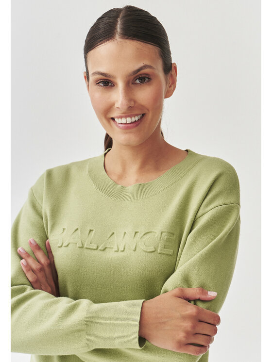 TATUUM TATUUM Sweter BALAMI Zielony Classic Fit