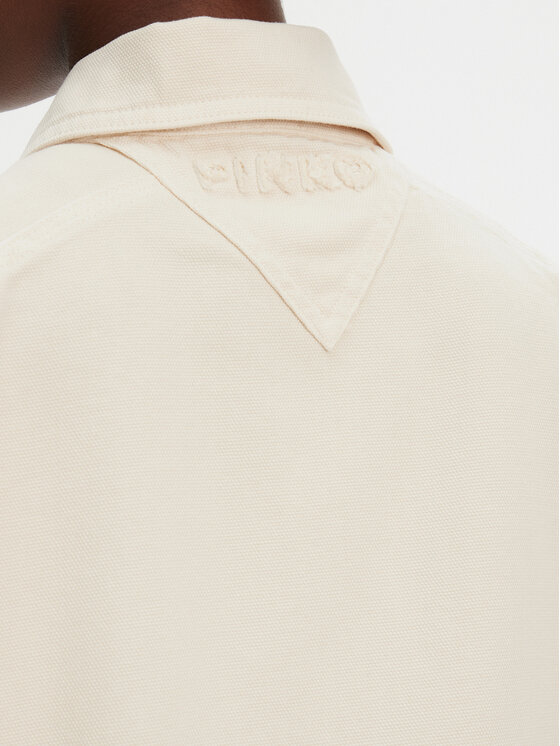 PINKO PINKO Kamizelka Gerard Gilet 105237 A2M8 Écru Regular Fit