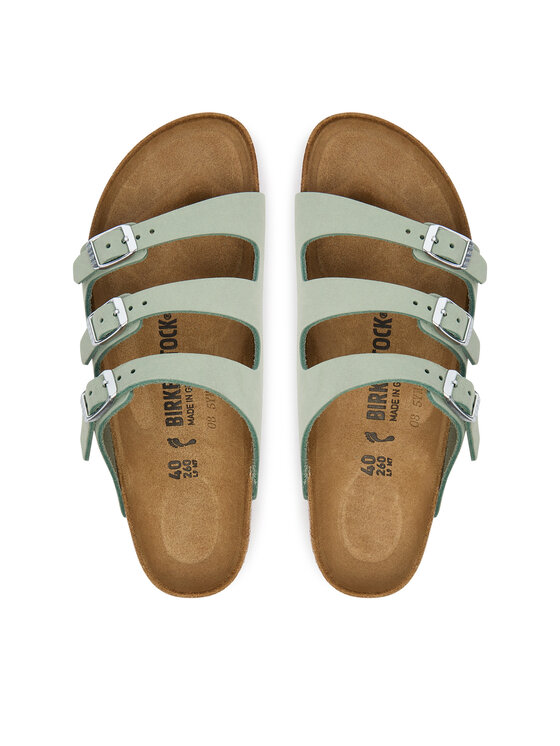 Birkenstock Birkenstock Iešļūcenes Florida 1030319 Zaļš