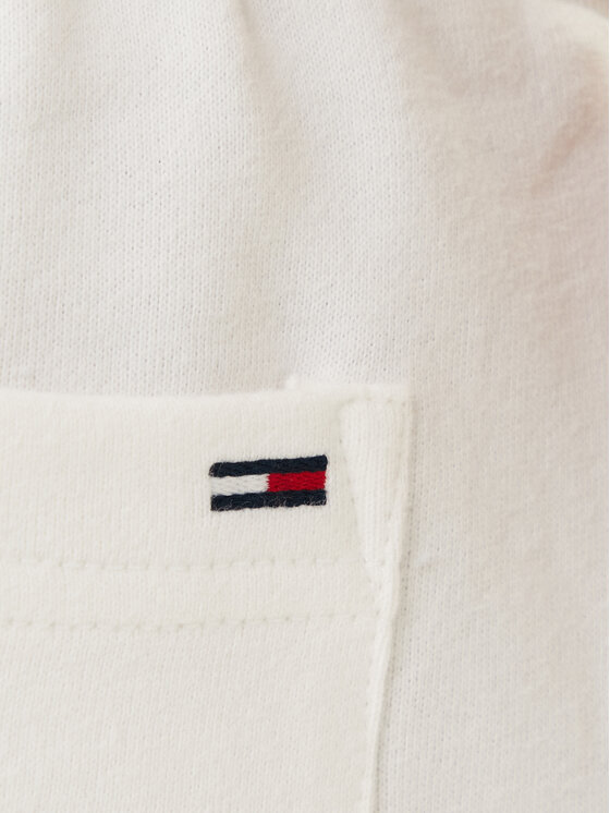 Tommy Jeans Tommy Jeans Sportske kratke hlače Signature DM0DM23017 Bijela Regular Fit