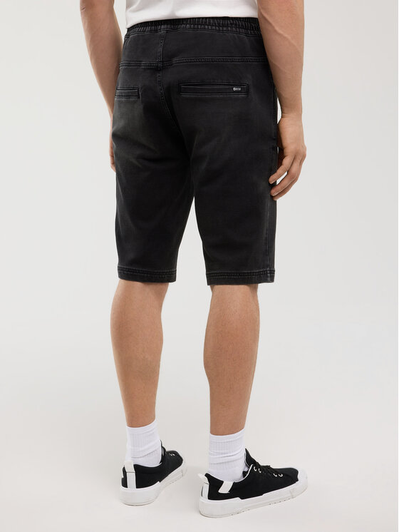 BIG STAR BIG STAR Kurtka jeansowa PARKER Czarny Bermuda Fit