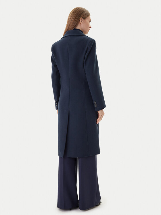 Maryley Maryley Демісезонний плащ 25IB807/01BL Cиній Regular Fit