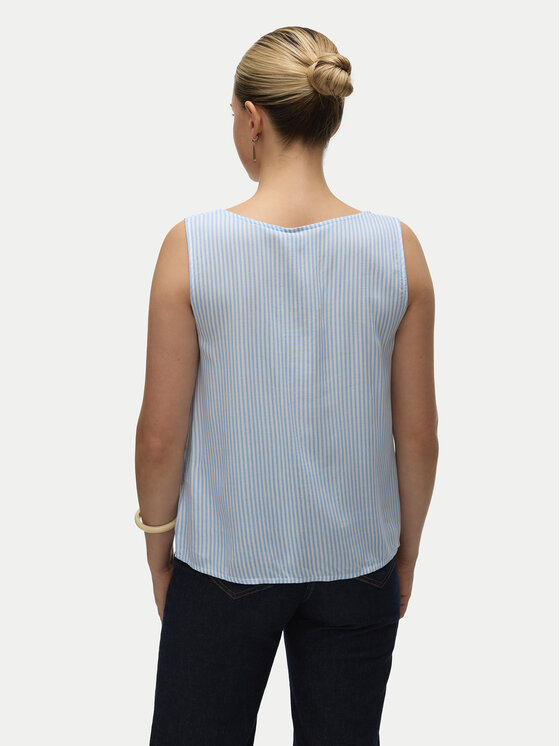 Vero Moda Vero Moda Top Bumpy 10325830 Albastru celest Standard Fit
