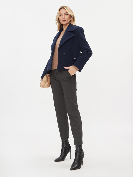 Please Please Übergangsjacke K493OBAIOC Blau Regular Fit