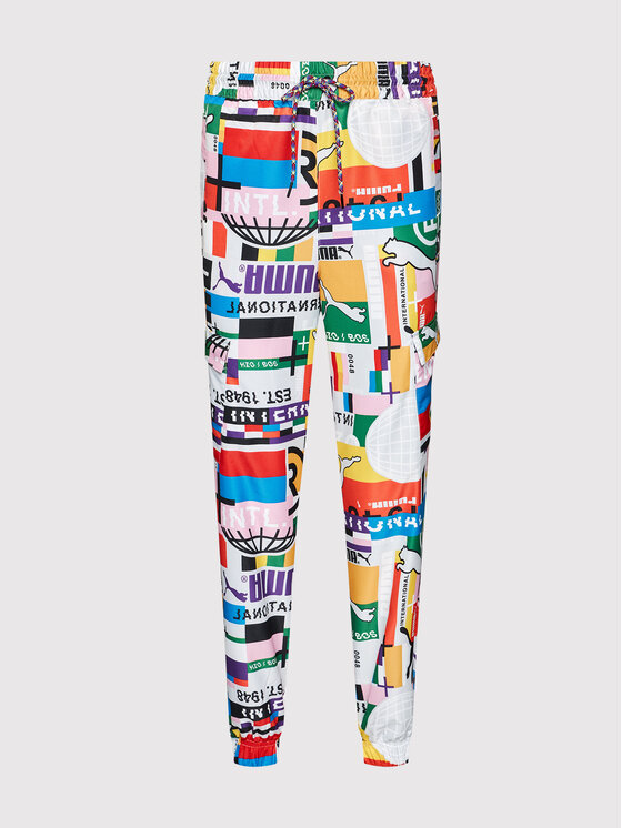 Puma Pantalon jogging Woven Tracks 530243 Multicolore Regular Fit